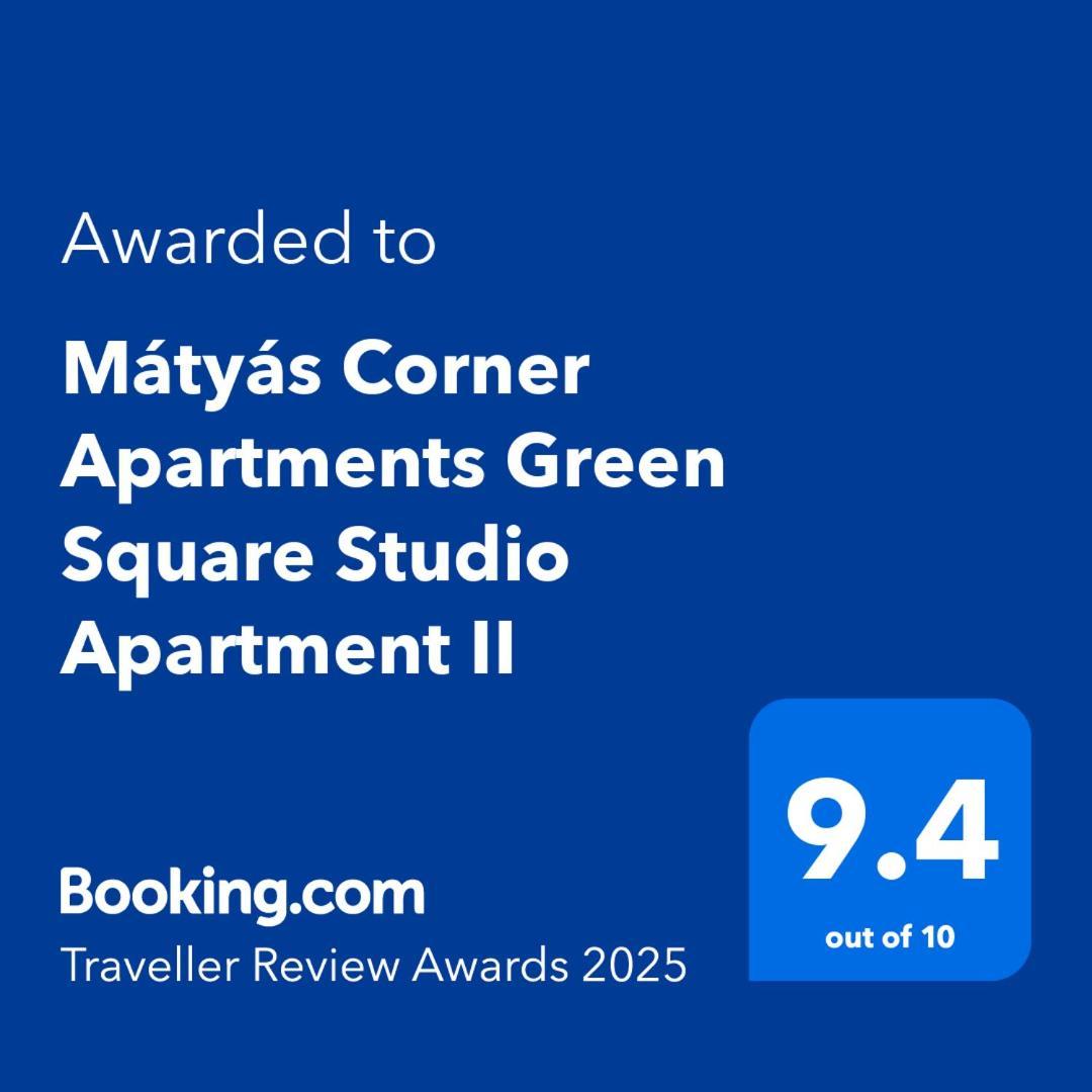 Matyas Corner Apartments Green Square Studio Apartment II Будапешт Экстерьер фото